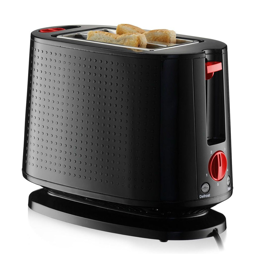 Bodum Bistro Elektrisk 2-Skivers Toaster, Sort