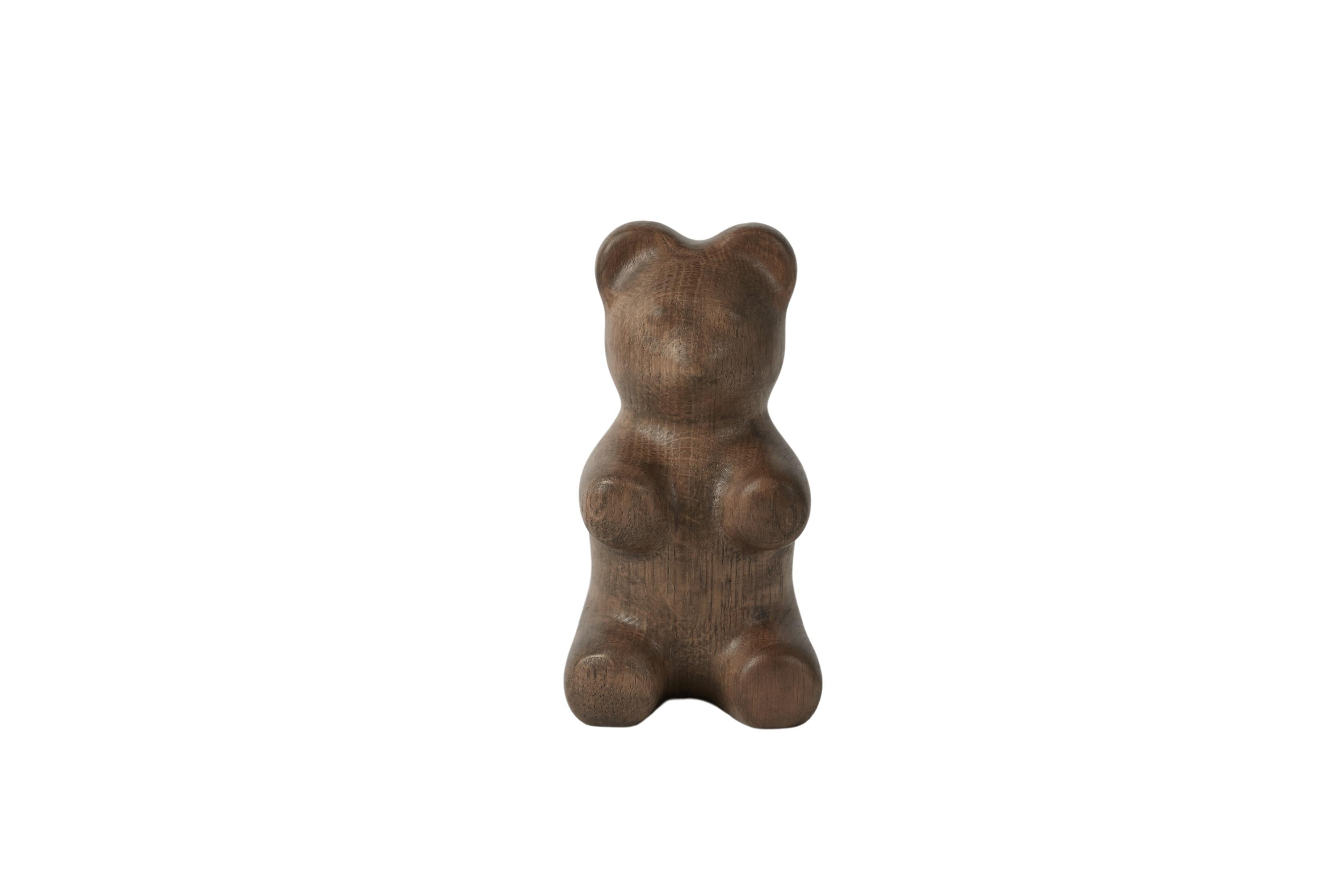 Boyhood Gummy Bear Figur Røgbejdset Eg, Lille