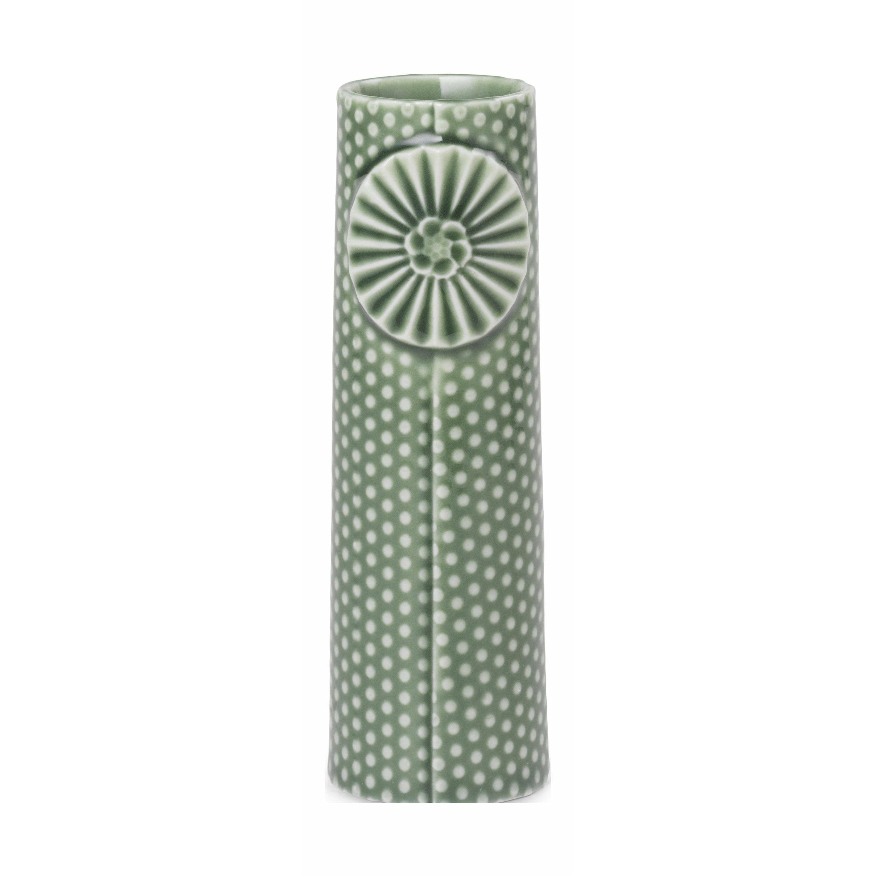 Dottir Pipanella Dot Vase Green, 12,5cm