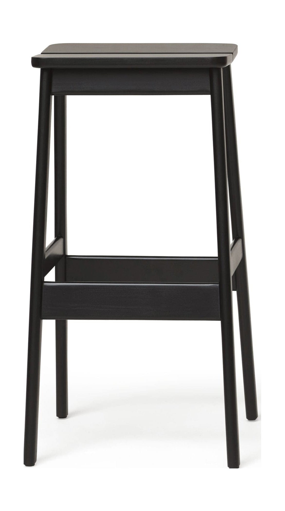 Form&Refine Angle Standard Bar Stol 75 cm, Sortbejdset Bøg