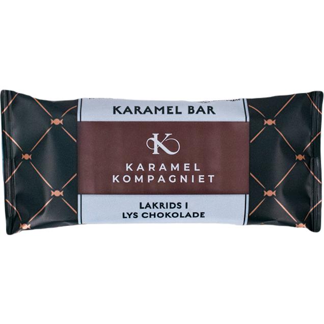 Karamel Kompagniet Karamel Bar, Lakrids I Lys Chokolade 50g