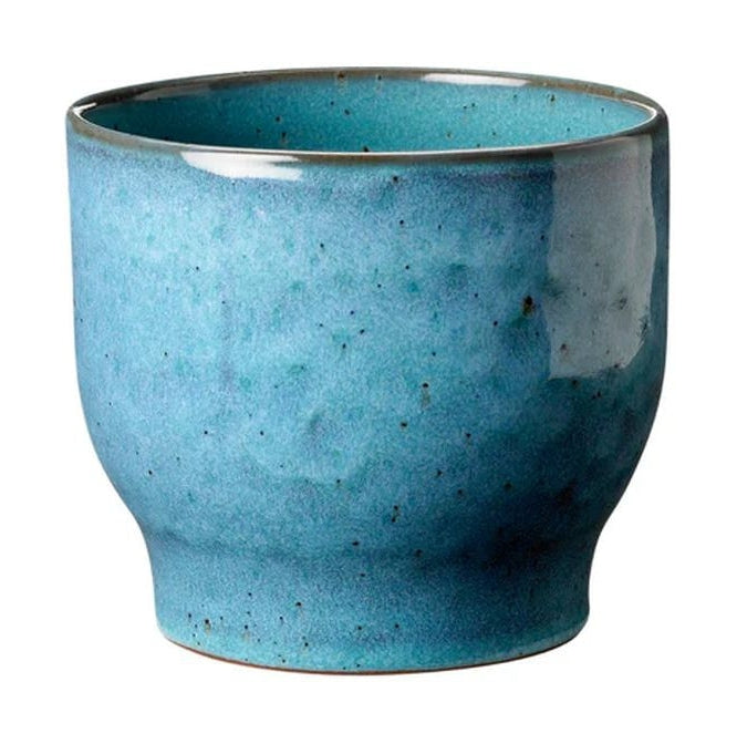Knabstrup Keramik Urtepotteskjuler Ø 12,5 cm, Støvet Blå