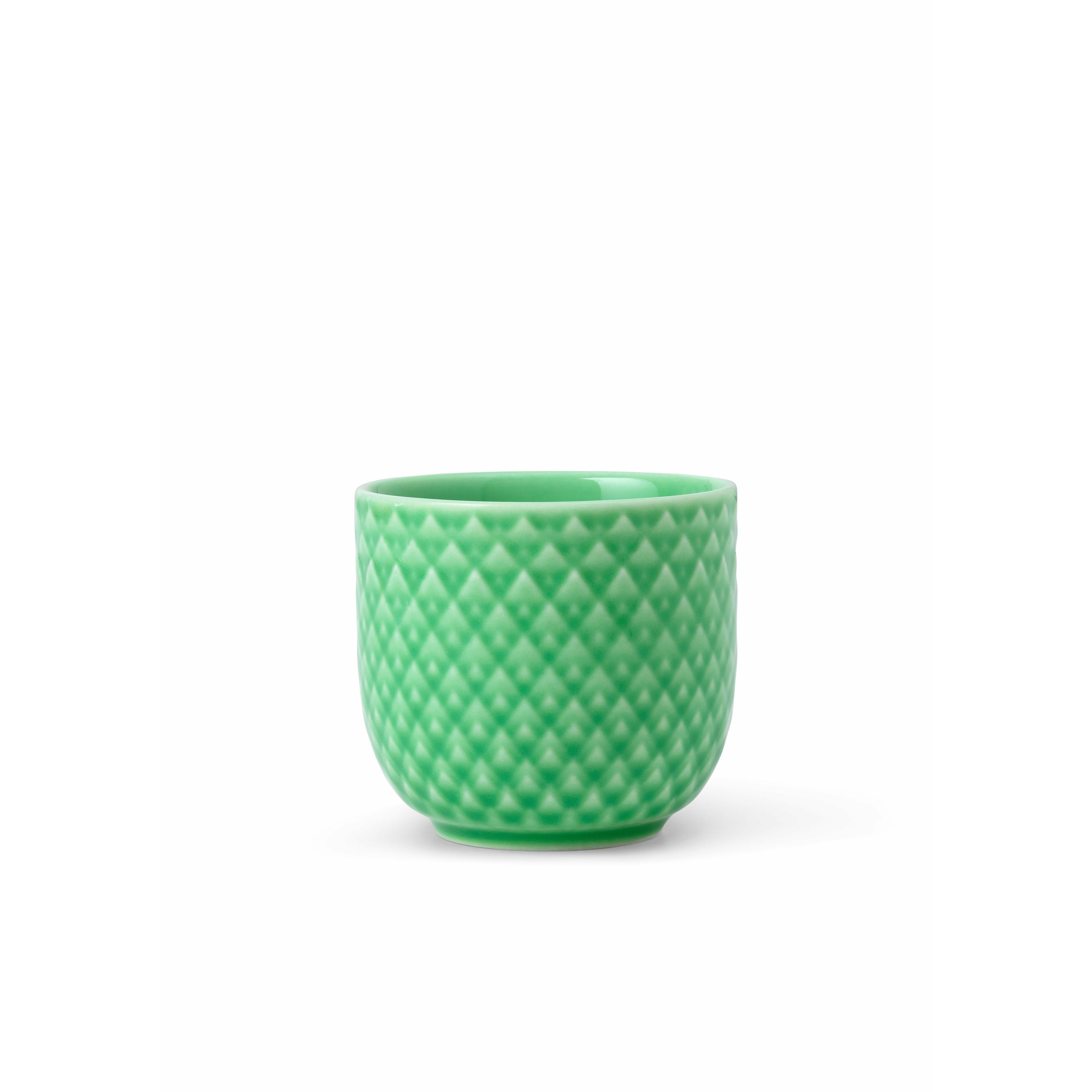 Lyngby Porcelæn Rhombe Color Æggebæger Porcelæn Ø5 Cm, Grøn