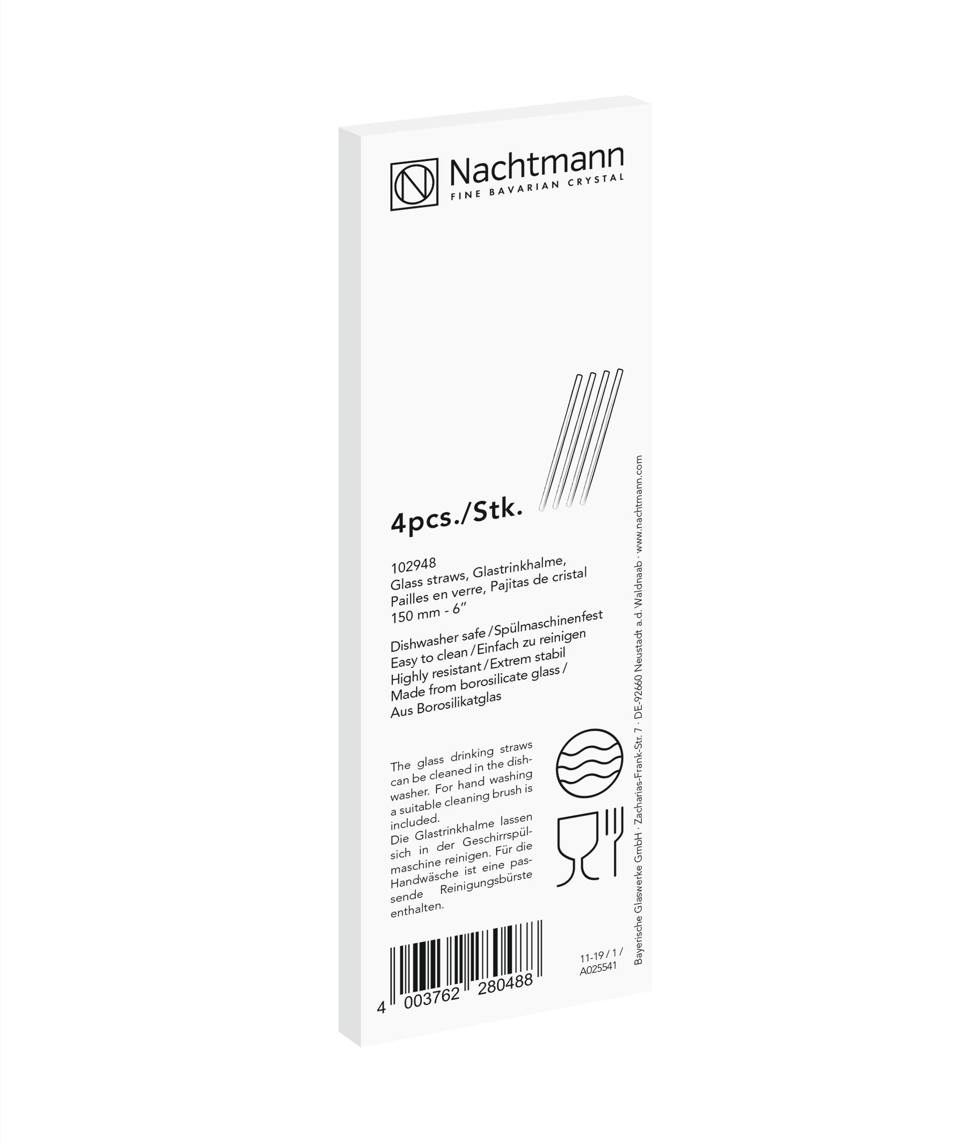 Nachtmann Tastes Good Glas Sugerør 15 Cm, 4 Stk.