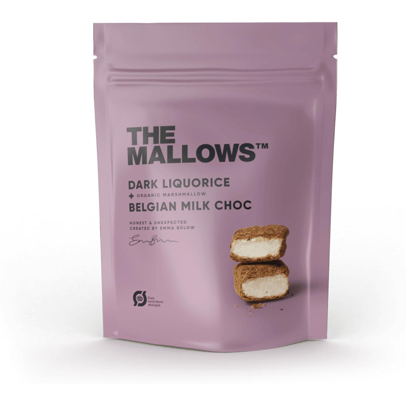 The Mallows Skumfiduser Med Lakrids & Chokolade, 90g