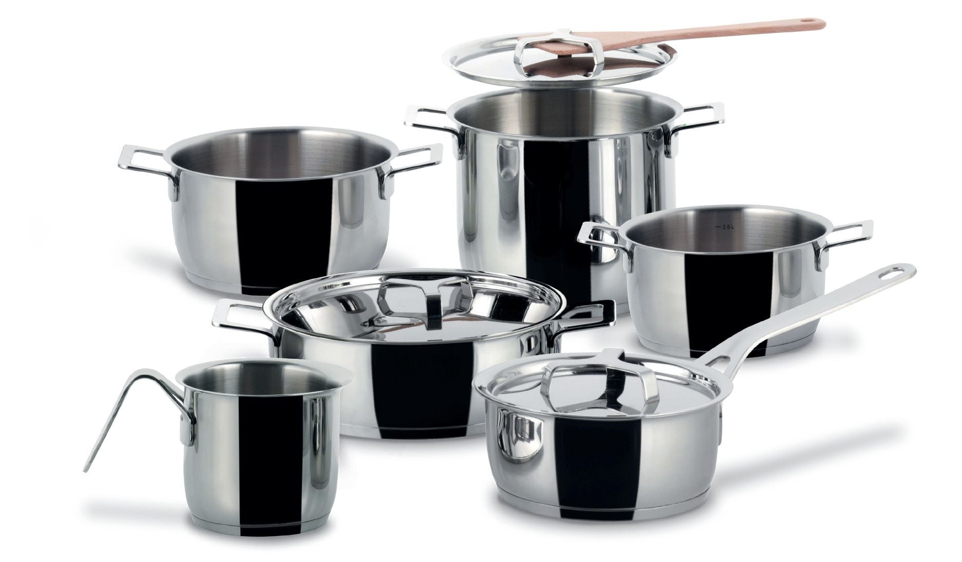 Alessi 9 stykker Pots & Pander Set