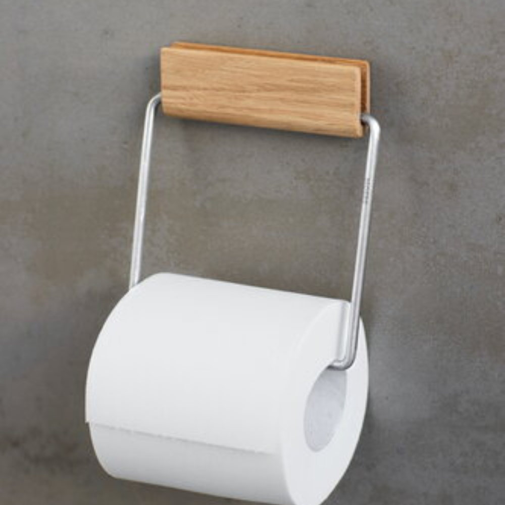 Moebe Toiletrulleholder, Eg/Stål