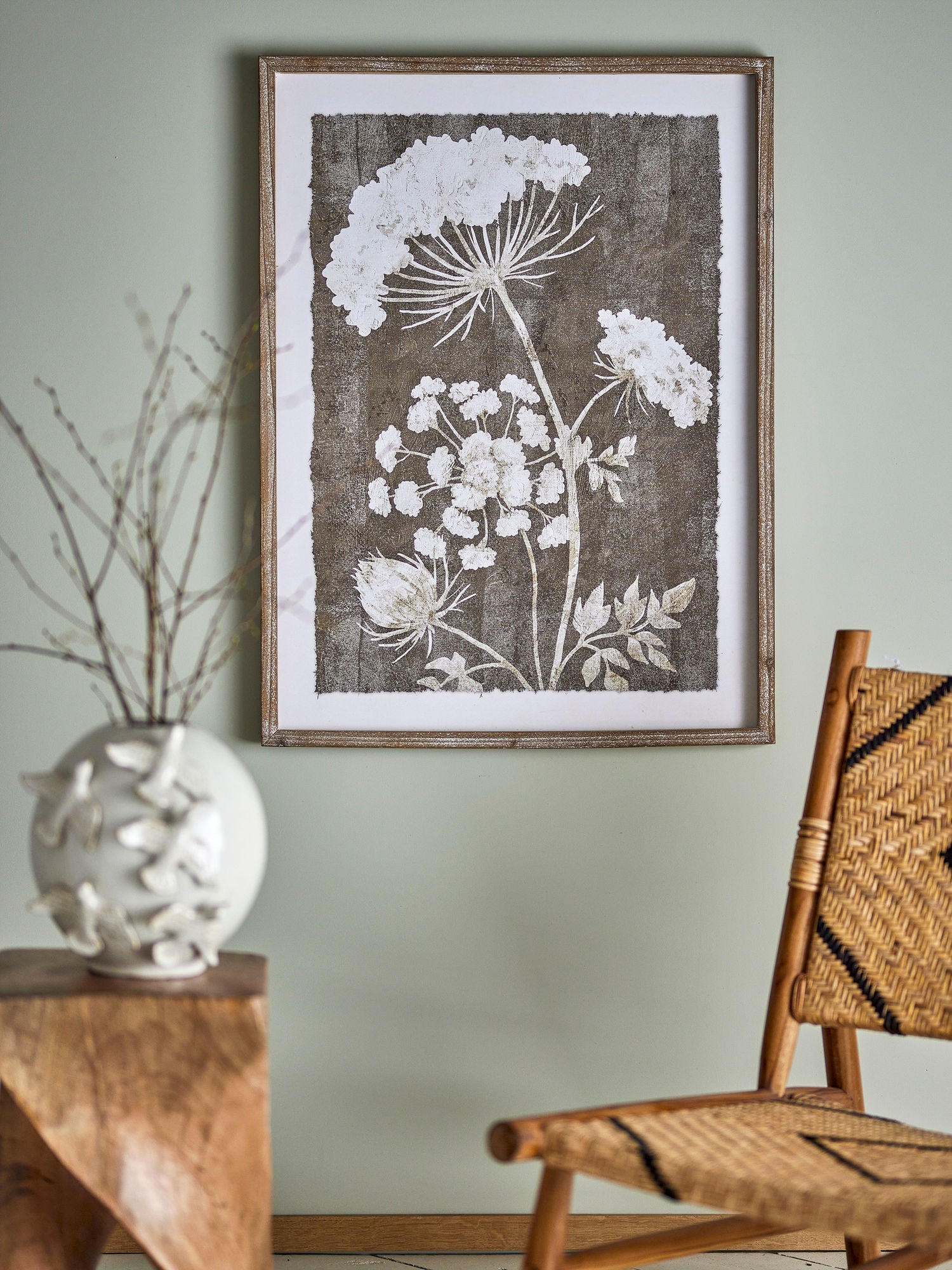 Creative Collection Annis Illustration w/ Frame, Nature, Firwood