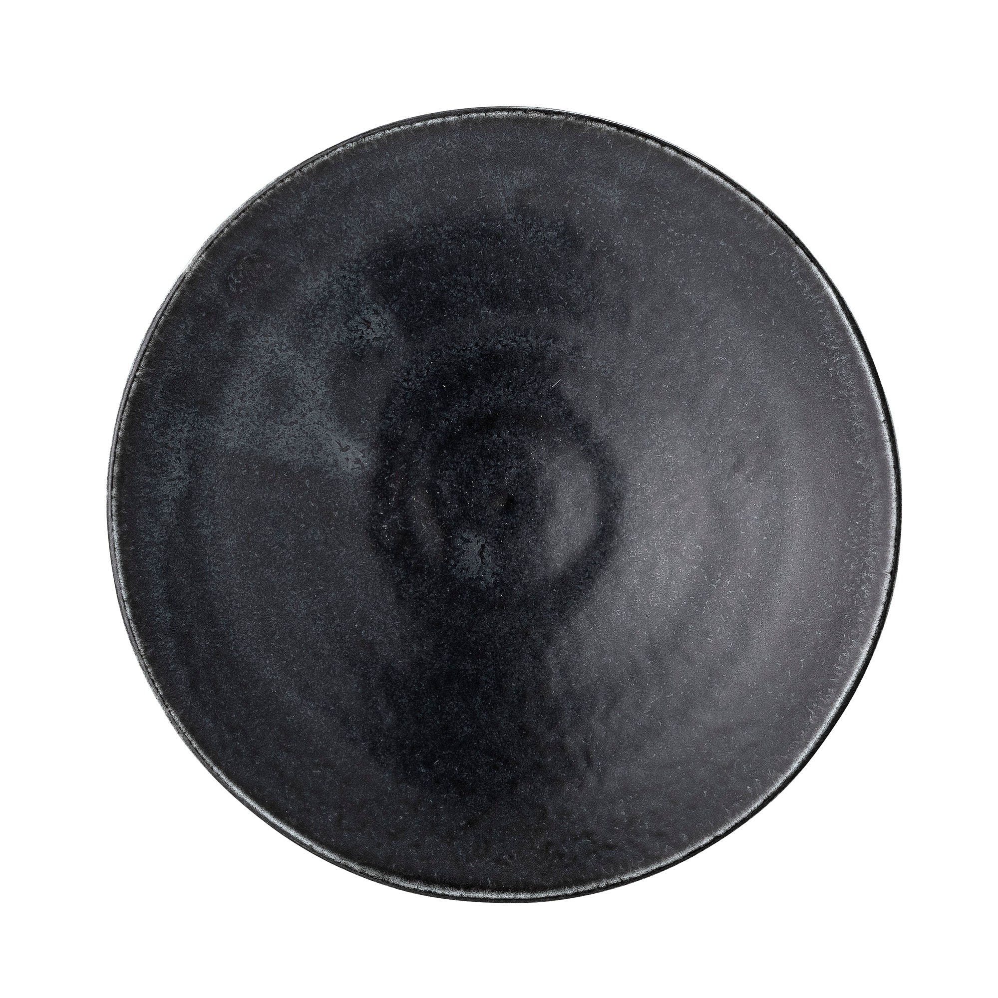 Bloomingville Yoko Plate, Black, Porcelain