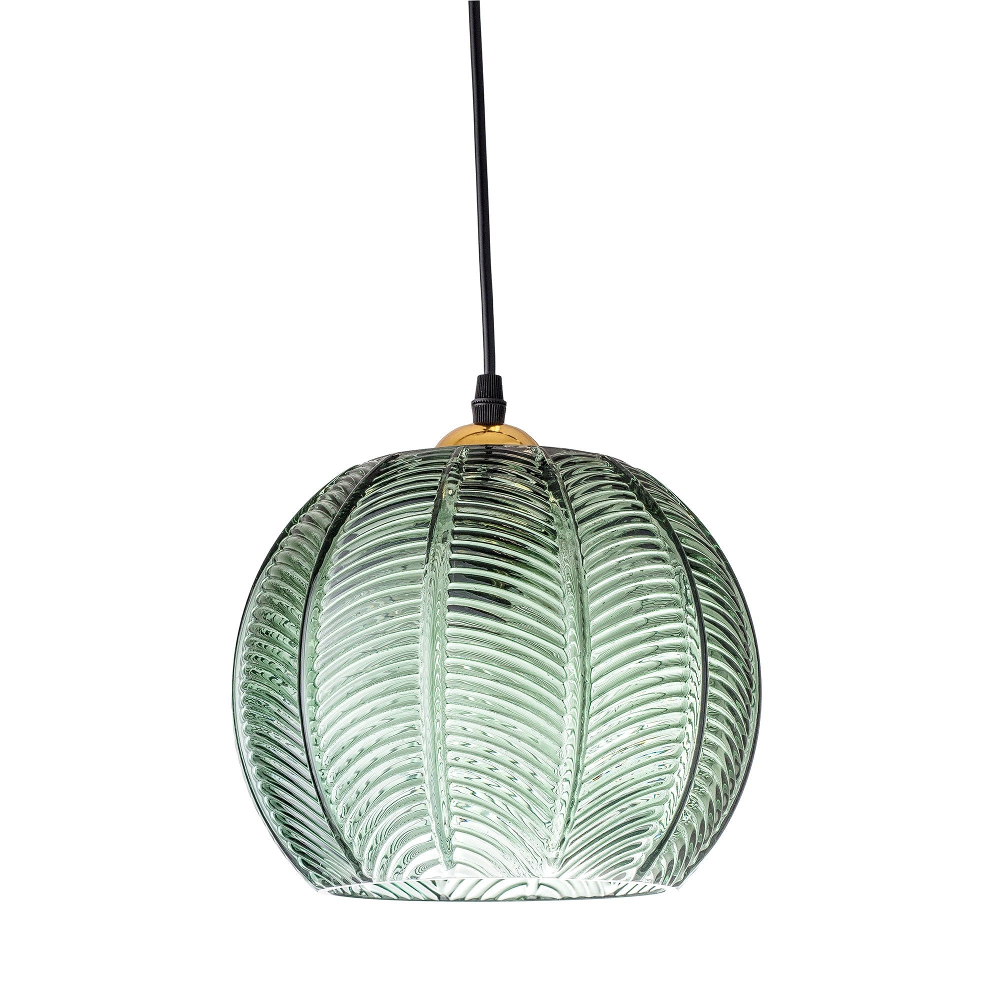 Bloomingville Adar Pendant Lamp, Green, Glass