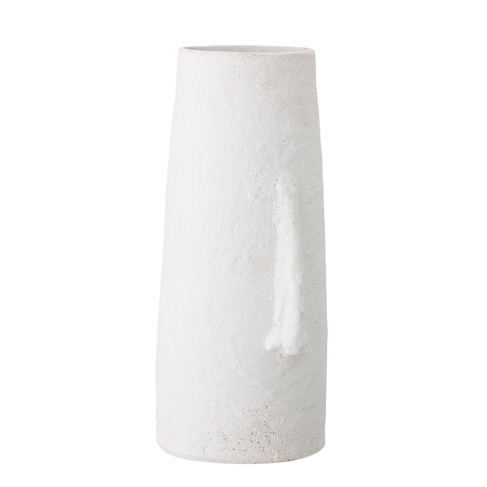 Bloomingville Berican Deco Vase, White, Terracotta