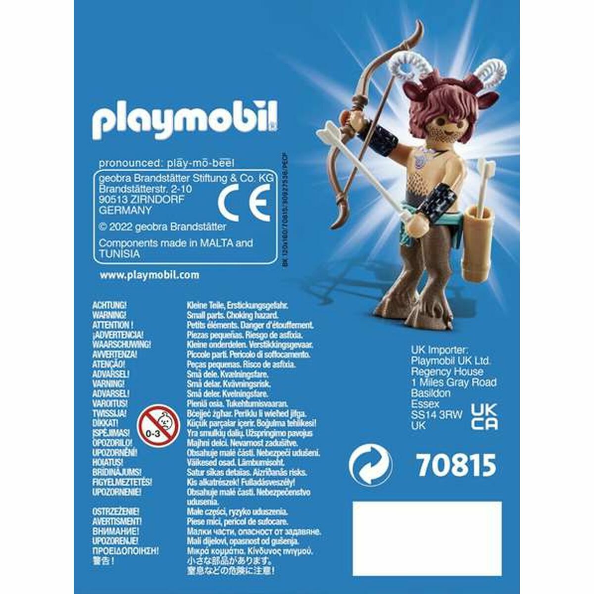 Jointed Figure Playmobil Faun Playmo-Friends 70815 (10 pcs)