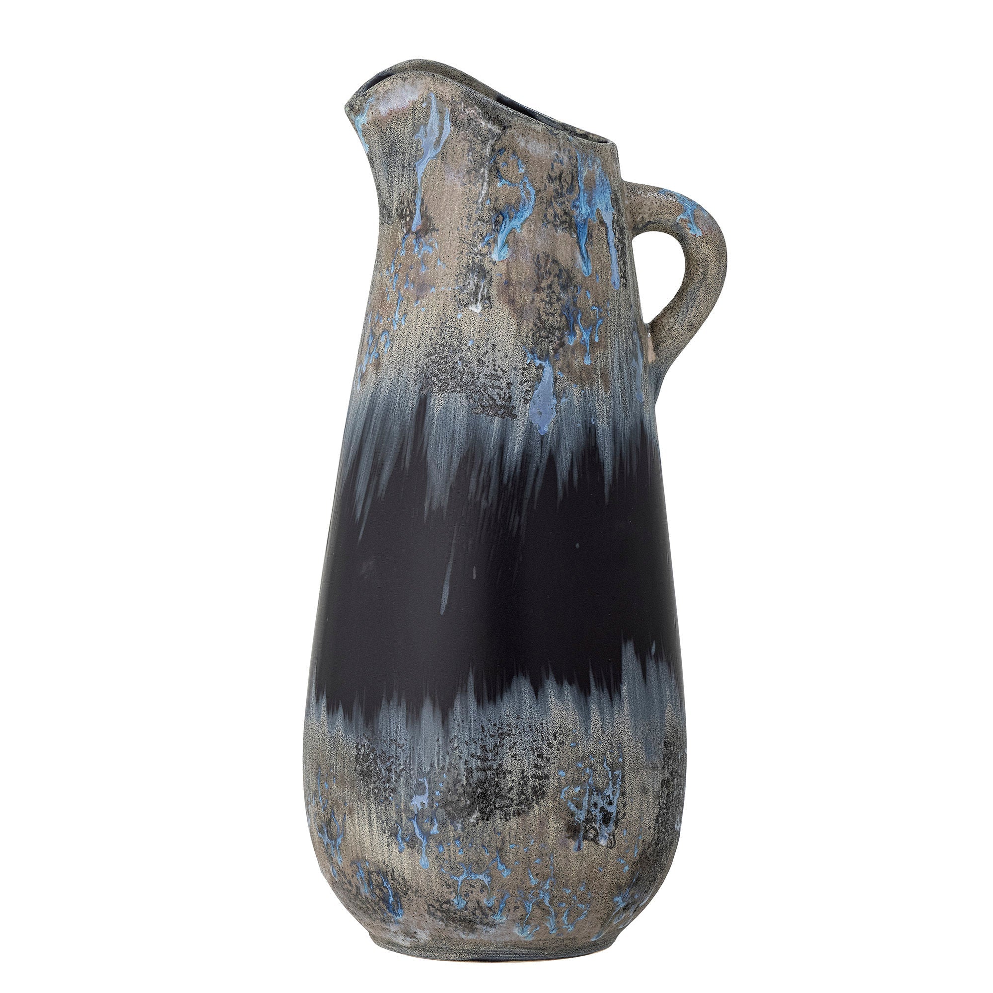 Creative Collection Khumo Vase, Black, Stoneware