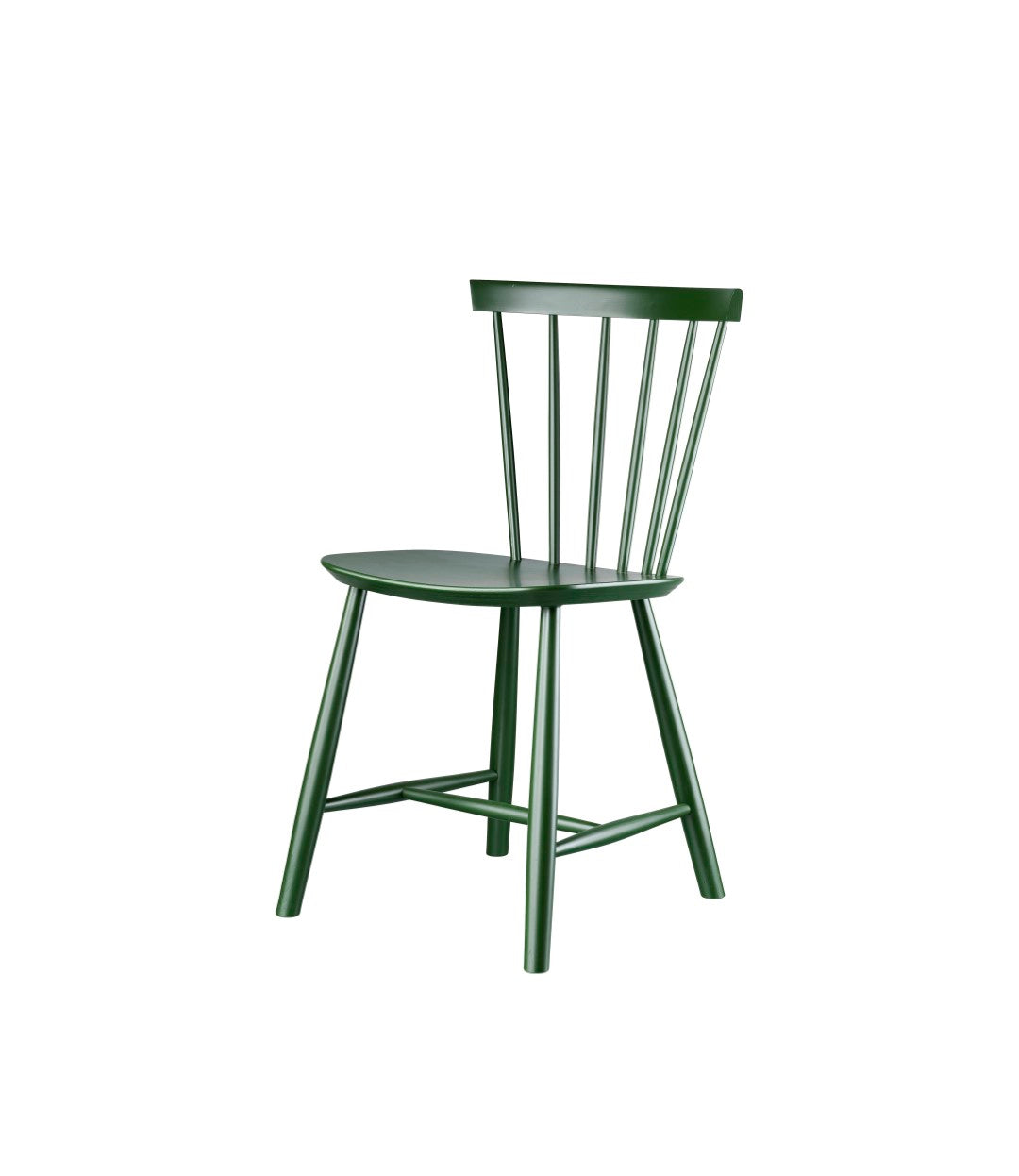 FDB Møbler Poul M. Volther J46 Chair Nordic Swan Ecolabel Beech, Bottle Green