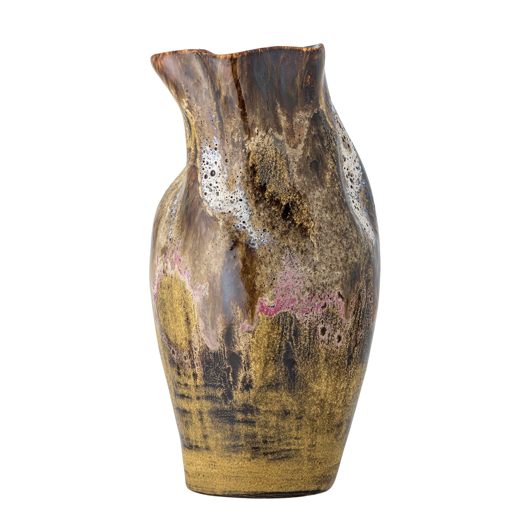 Bloomingville Benoit Vase, Brown, Stoneware