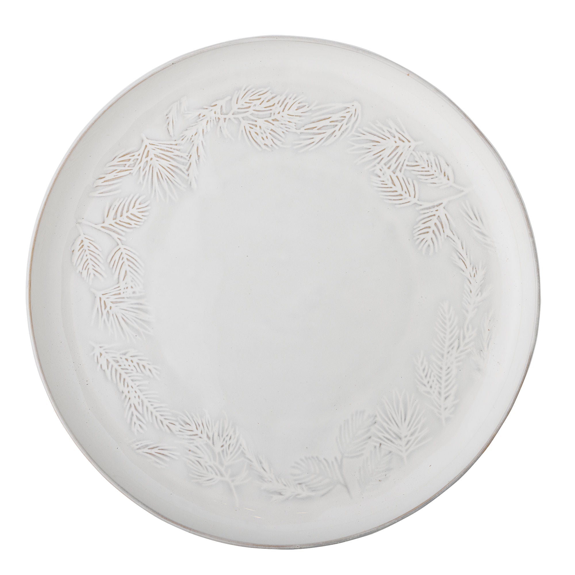 Bloomingville Winter Serving Plate, Nature, Stoneware