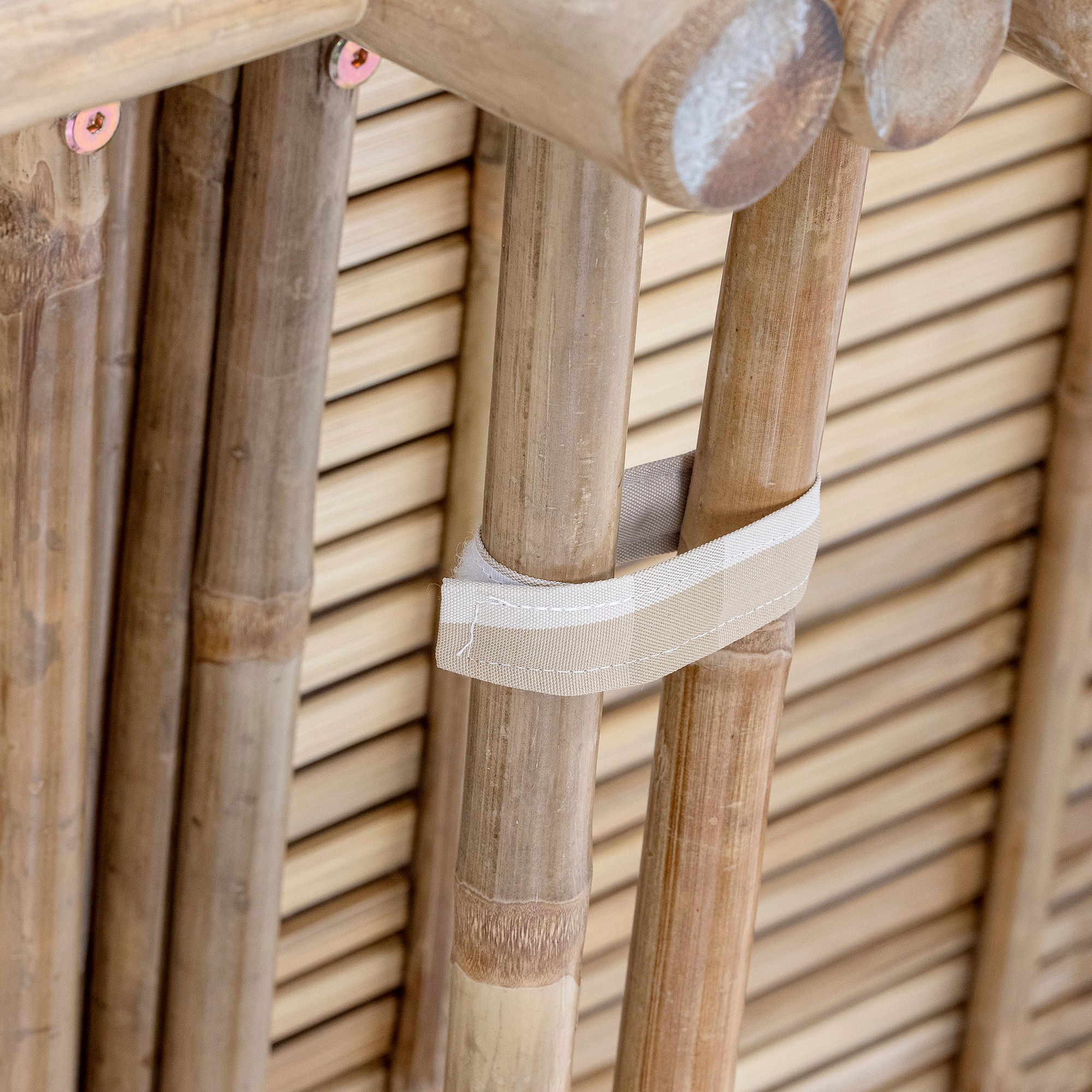 Bloomingville Korfu Module Pouf, Nature, Bamboo