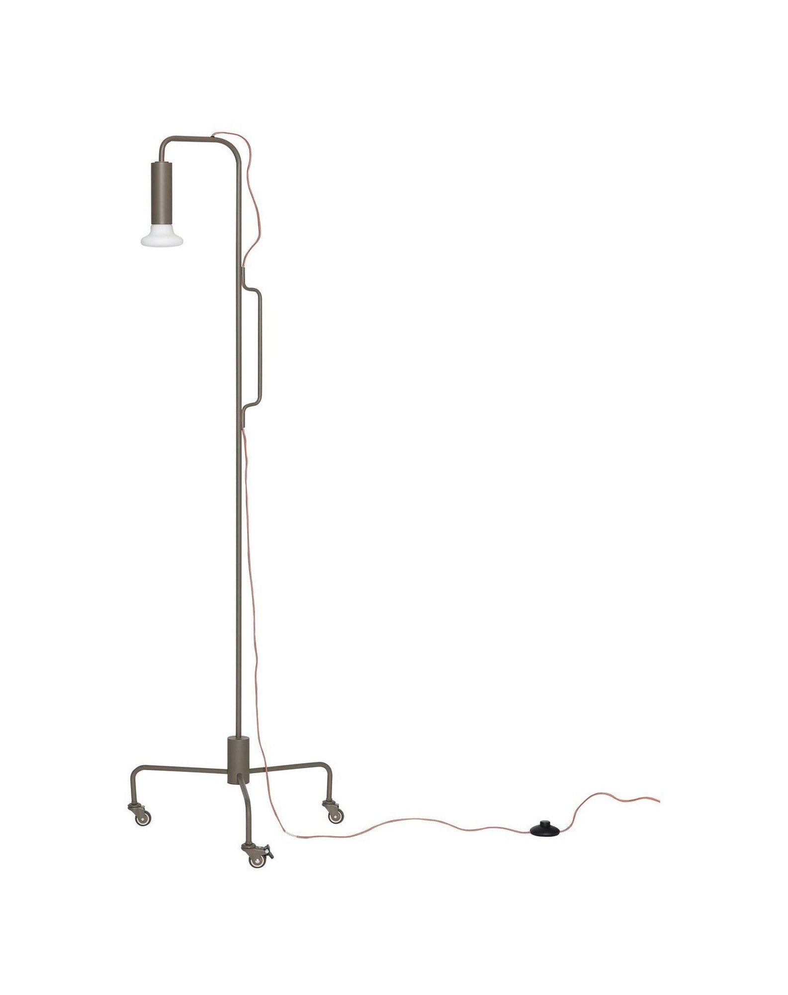 Hübsch Iso Floor Lamp, Brown