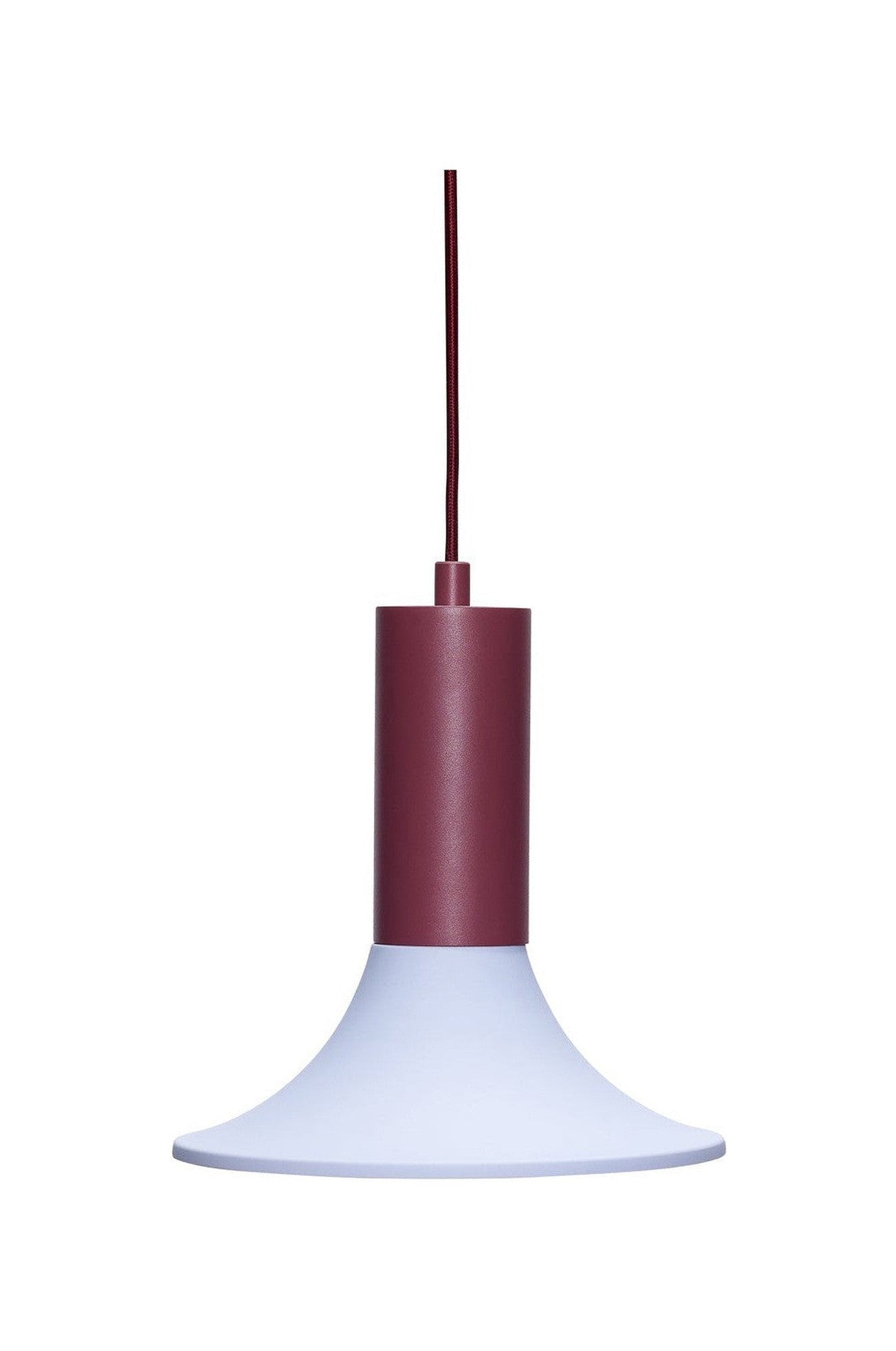 Hübsch Luminary Pendant, Burgundy/Blue