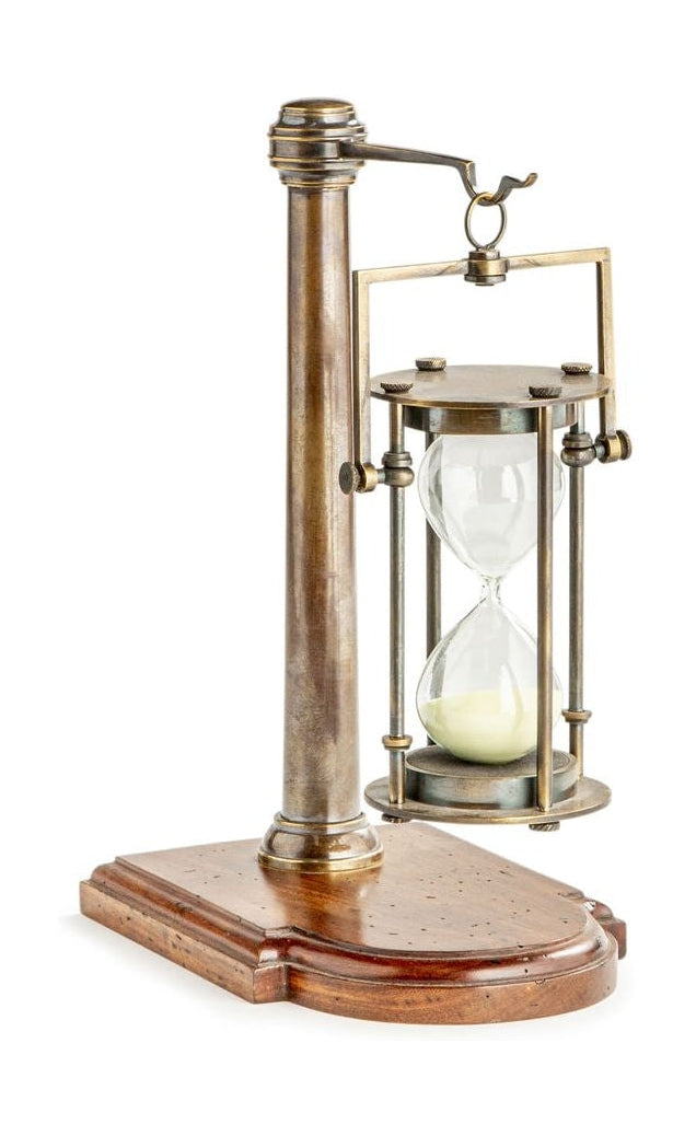 Authentic Models 30 minutter Timeglas, Bronzeret med Stativ