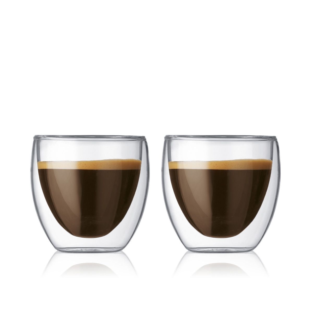 Bodum Pavina Espresso Glas Dobbeltvægget 0.08 L, 2 Stk.