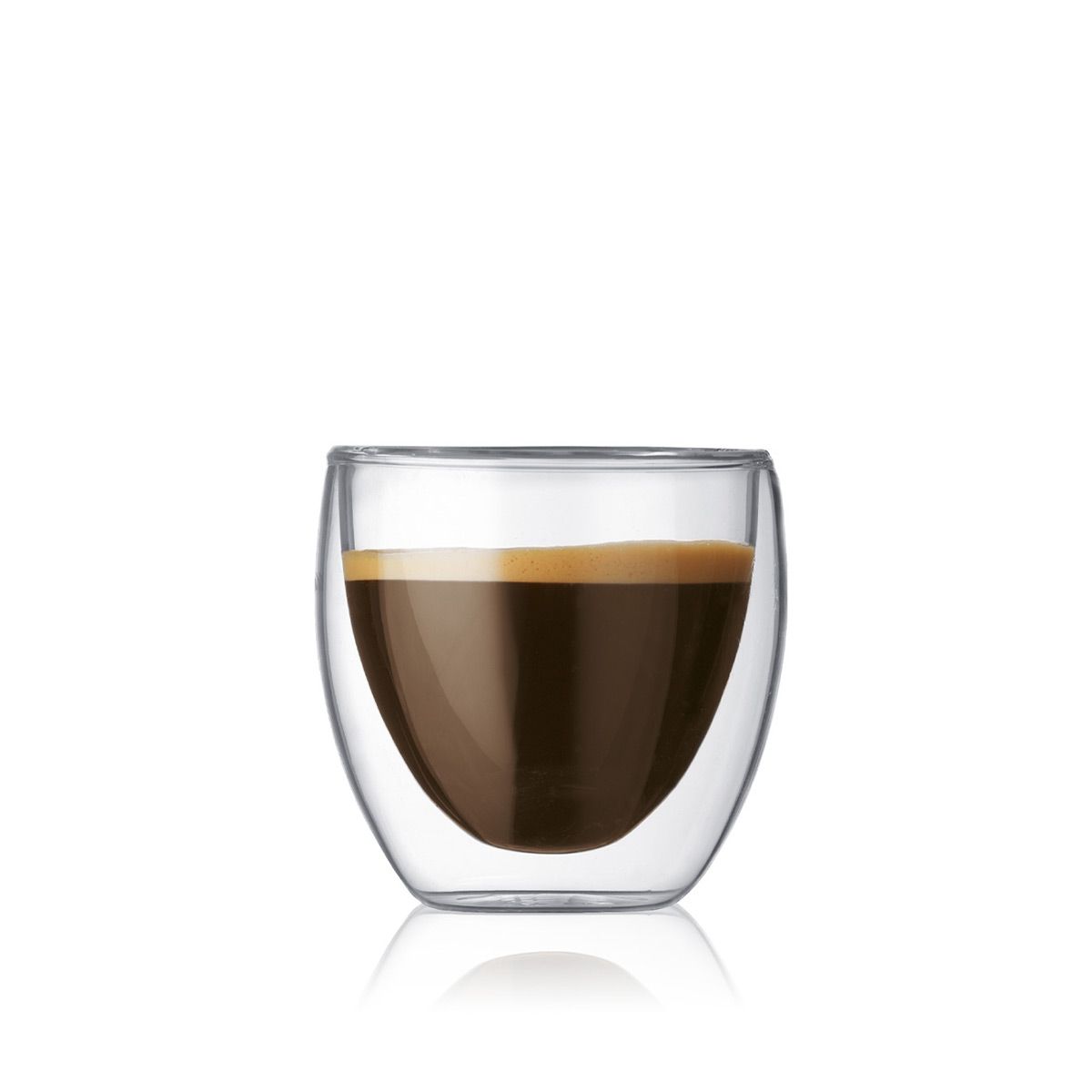 Bodum Pavina Espresso Glas Dobbeltvægget 0.08 L, 2 Stk.