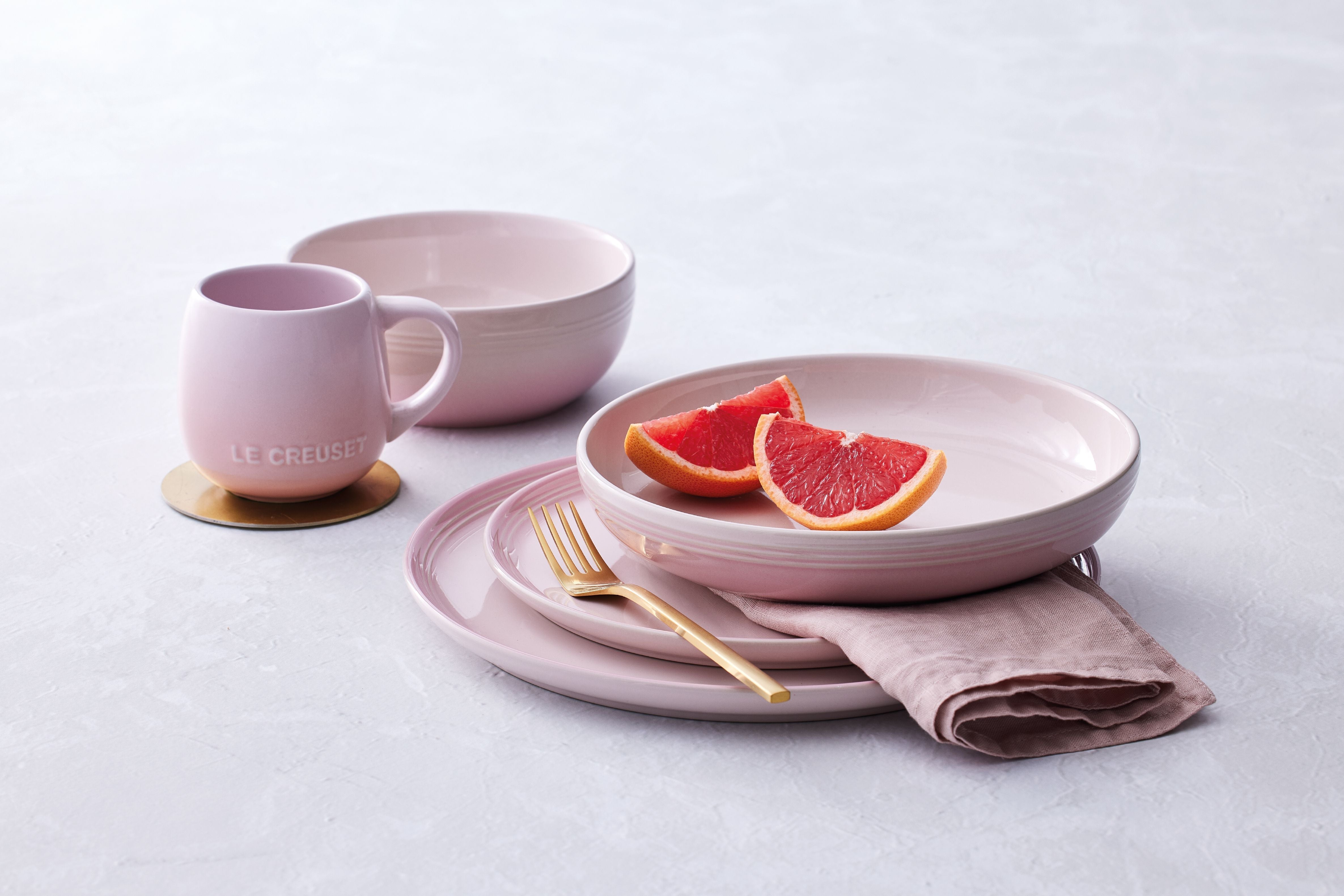 Le creuset coupe kornskål, shell pink