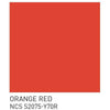 Carl Hansen Træ-Vareprøver, Orange Rød