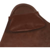Cuero Pampa Soft Leather Pude, Chocolate
