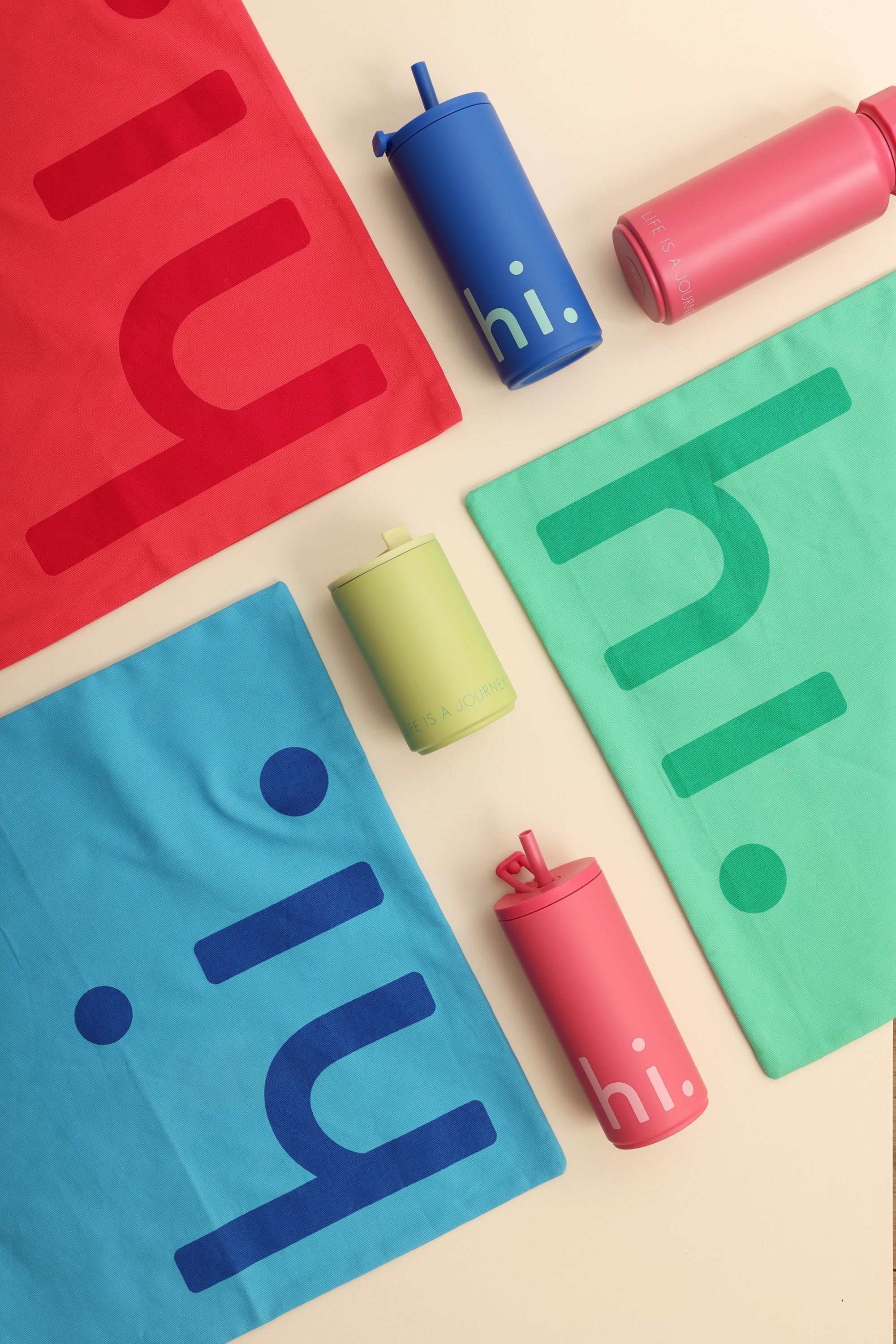 Design Letters DL Tote Bag Hi, Pink