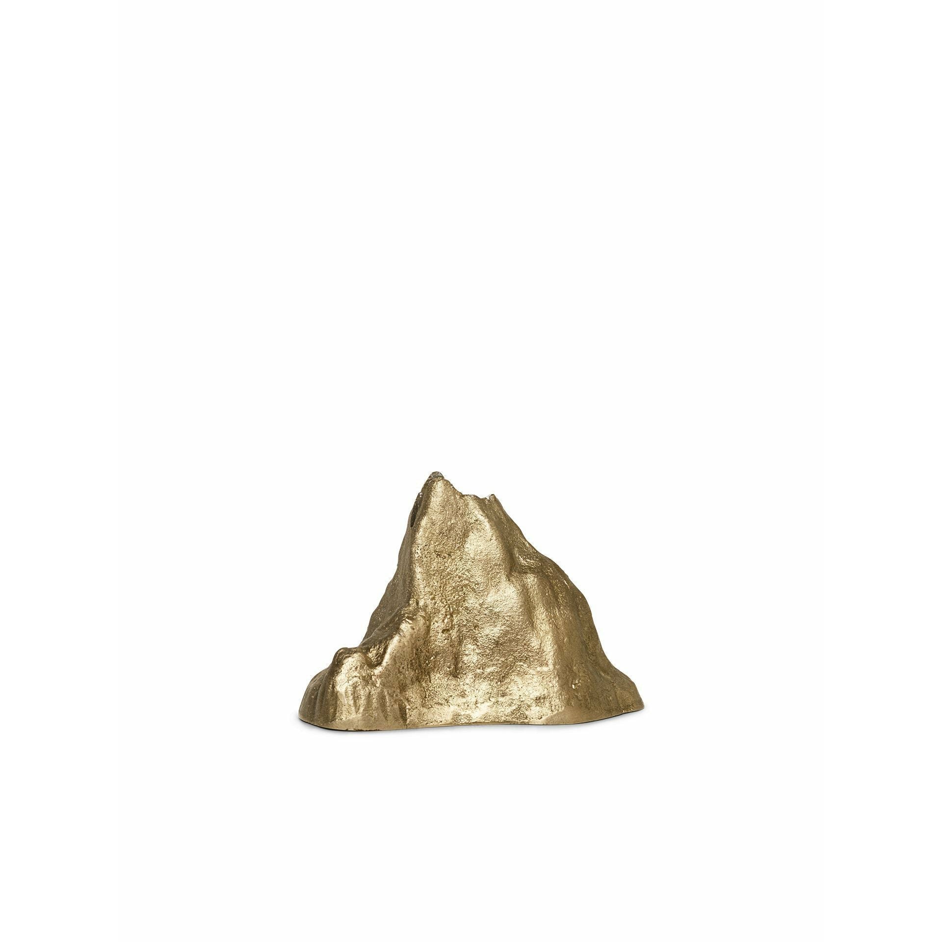 Ferm Living Stone Candle Holder Large, Brass