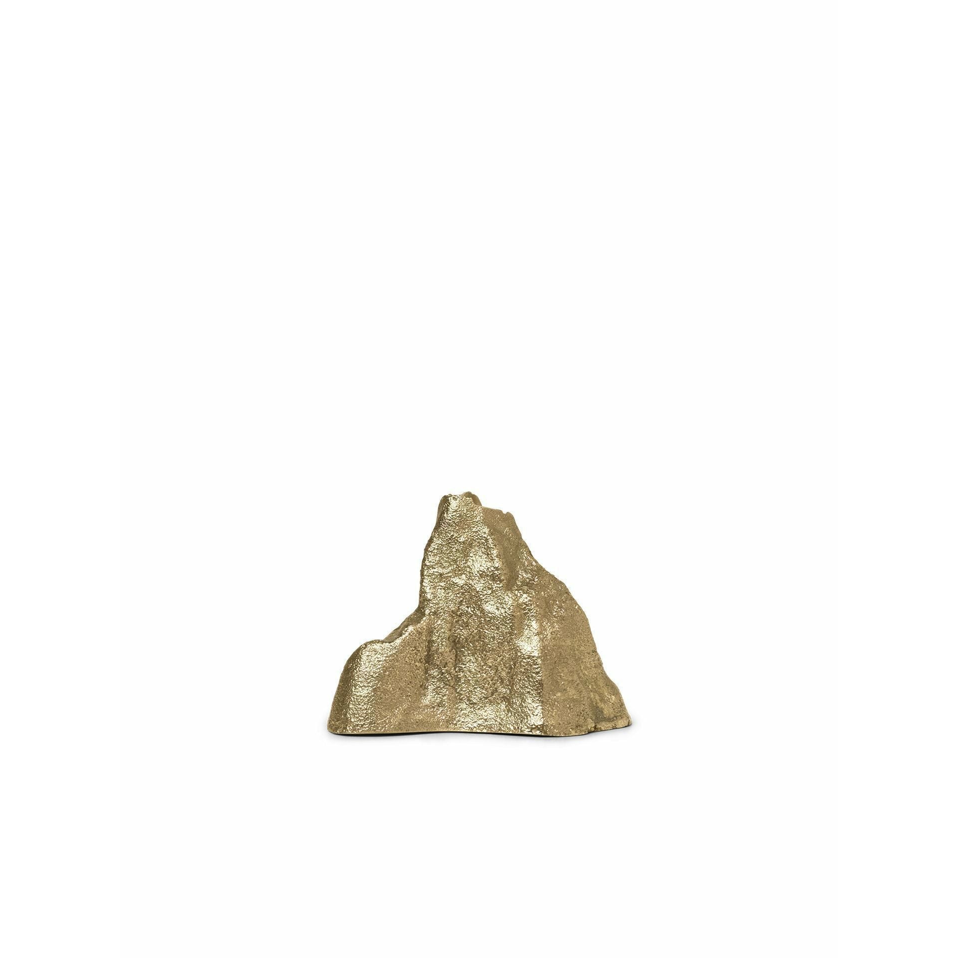 Ferm Living Stone Candle Holder Small, Brass