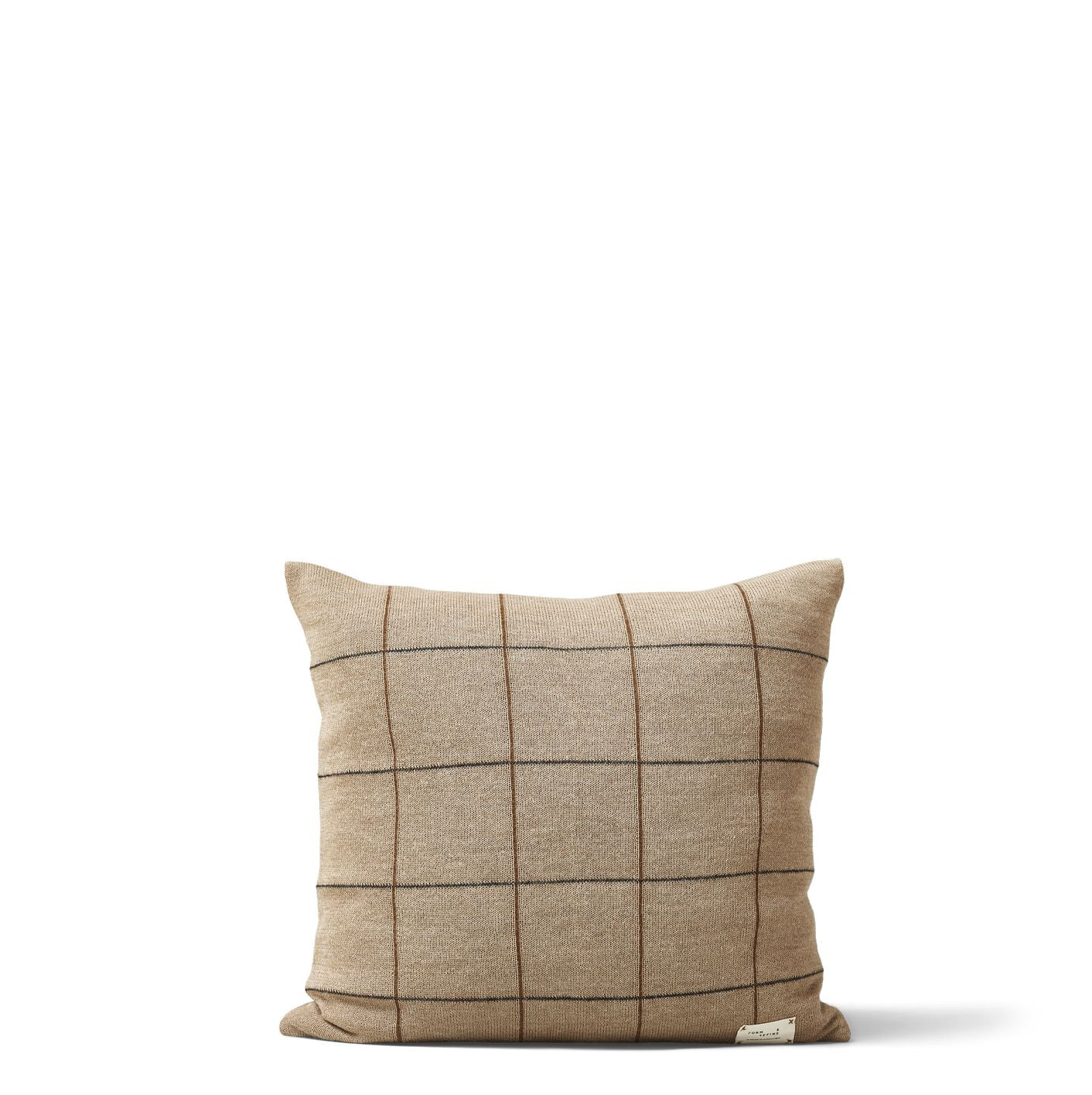 Form & Refine Aymara Cushion New Square, Brown 