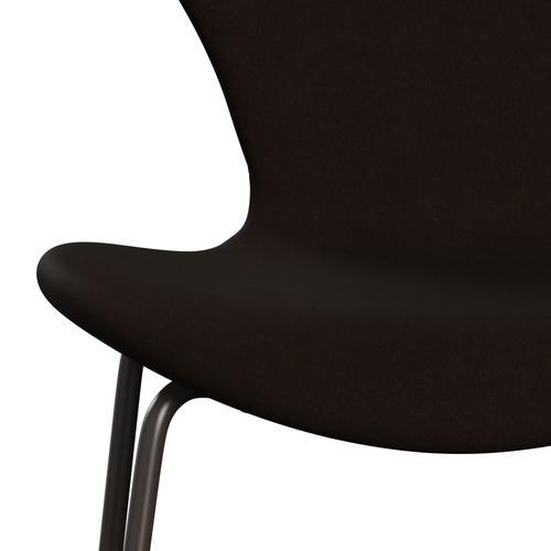 Fritz Hansen 3107 Stol Fuldpolstret, Brown Bronze/Comfort Brun (C01566)