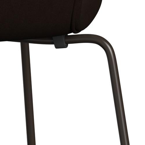 Fritz Hansen 3107 Stol Fuldpolstret, Brown Bronze/Comfort Brun (C01566)