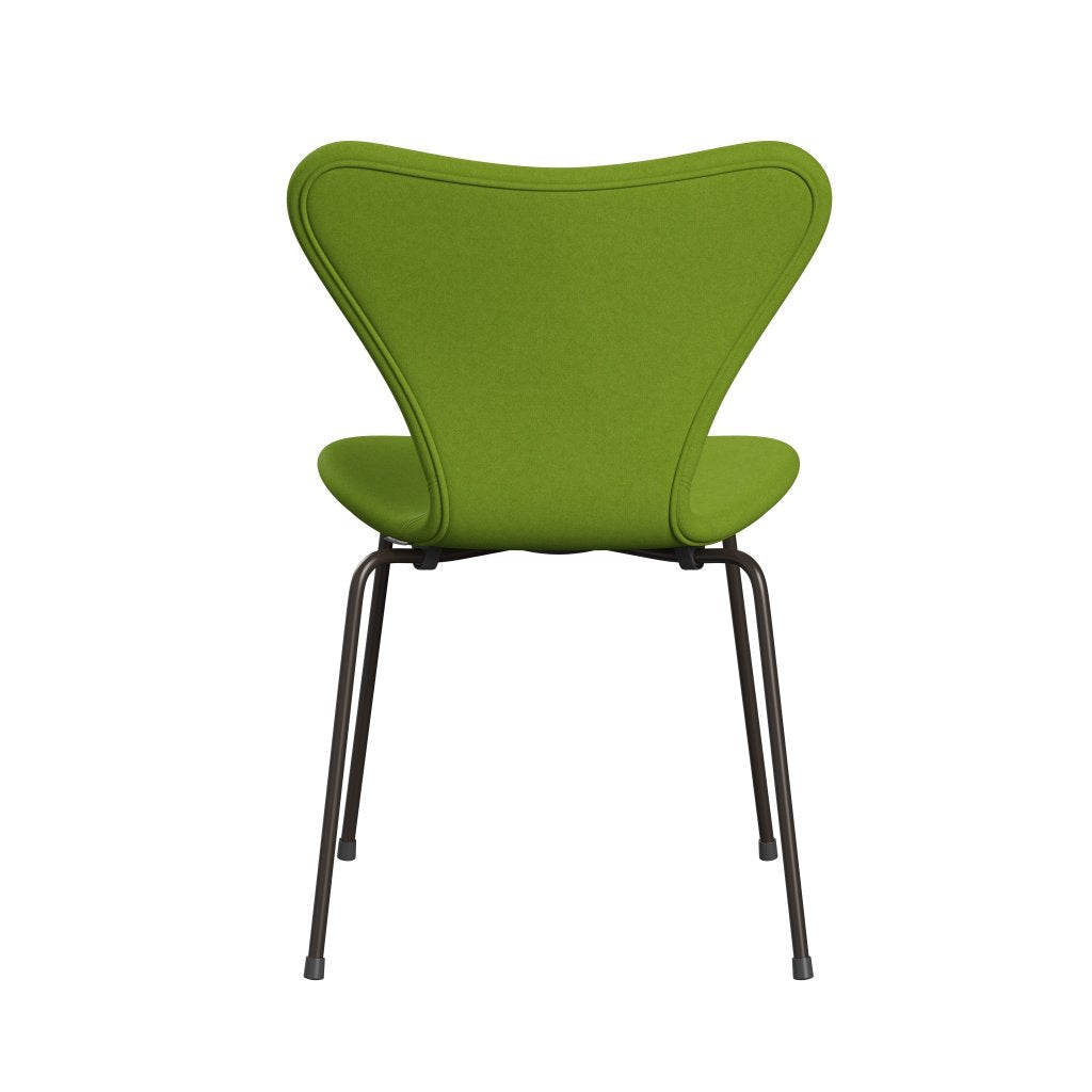 Fritz Hansen 3107 Stol Fuldpolstret, Brown Bronze/Comfort Grøn (C68011)