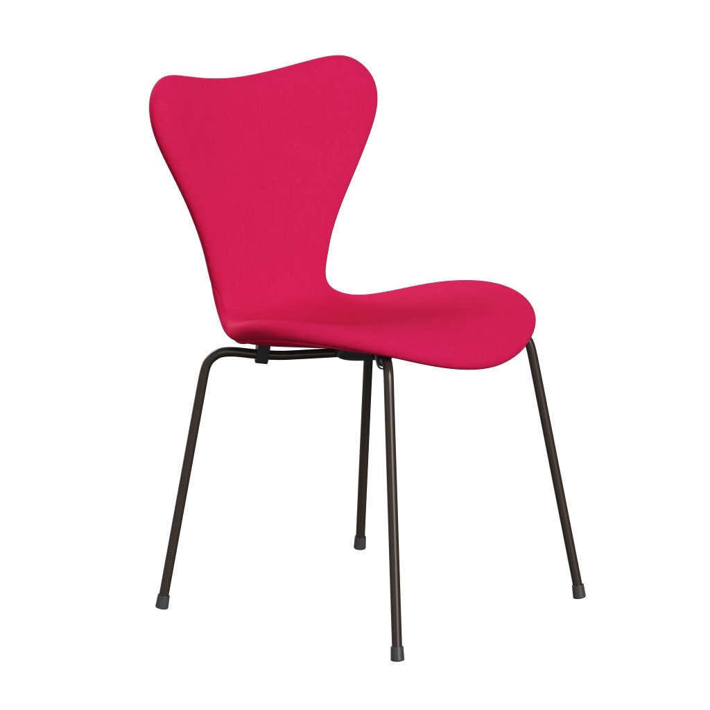 Fritz Hansen 3107 Stol Fuldpolstret, Brown Bronze/Comfort Pink