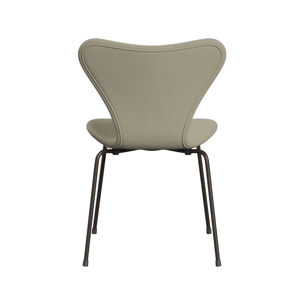 Fritz Hansen 3107 Stol Fuldpolstret, Brown Bronze/Diablo Sand