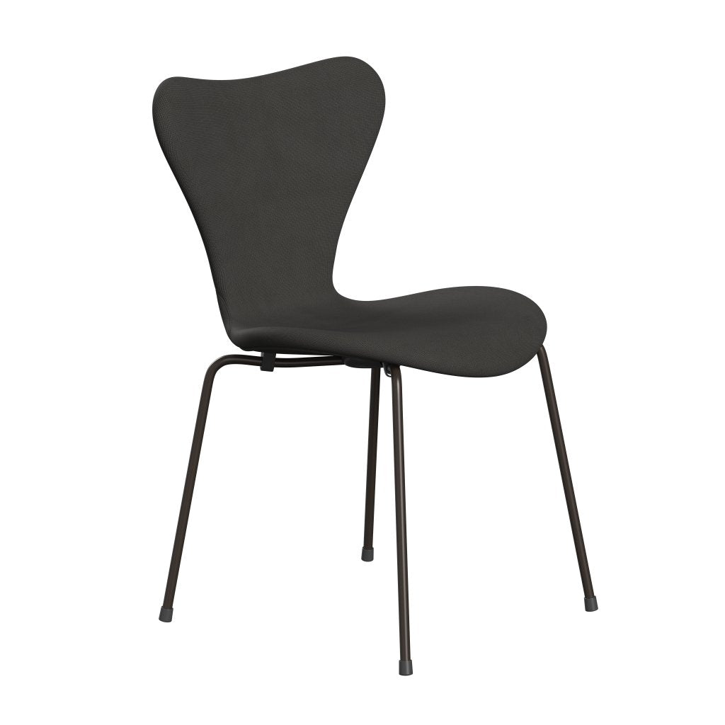 Fritz Hansen 3107 Stol Fuldpolstret, Brown Bronze/Fame Brun (F61060)