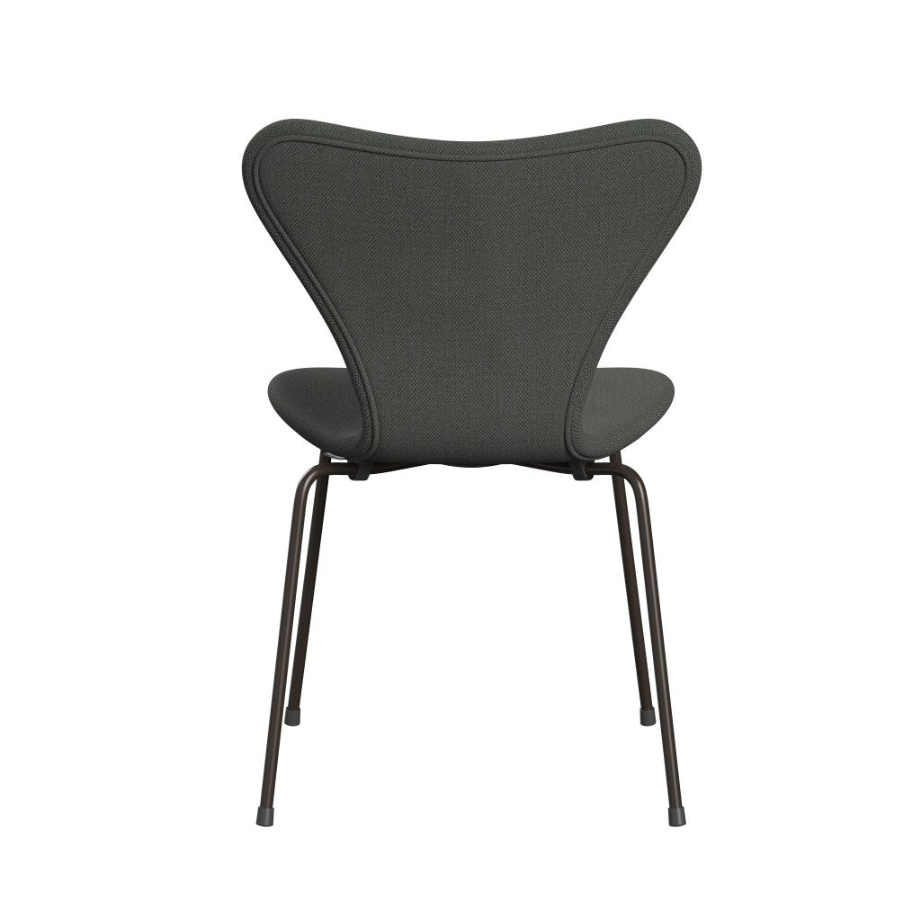 Fritz Hansen 3107 Stol Fuldpolstret, Brown Bronze/Fiord Brown/Grey