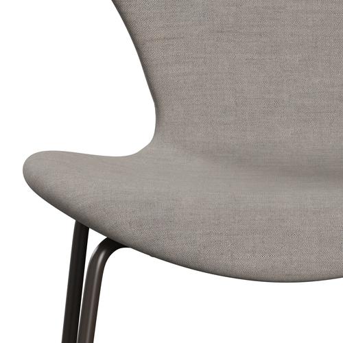 Fritz Hansen 3107 Stol Fuldpolstret, Brown Bronze/Remix Grå (Rem126)