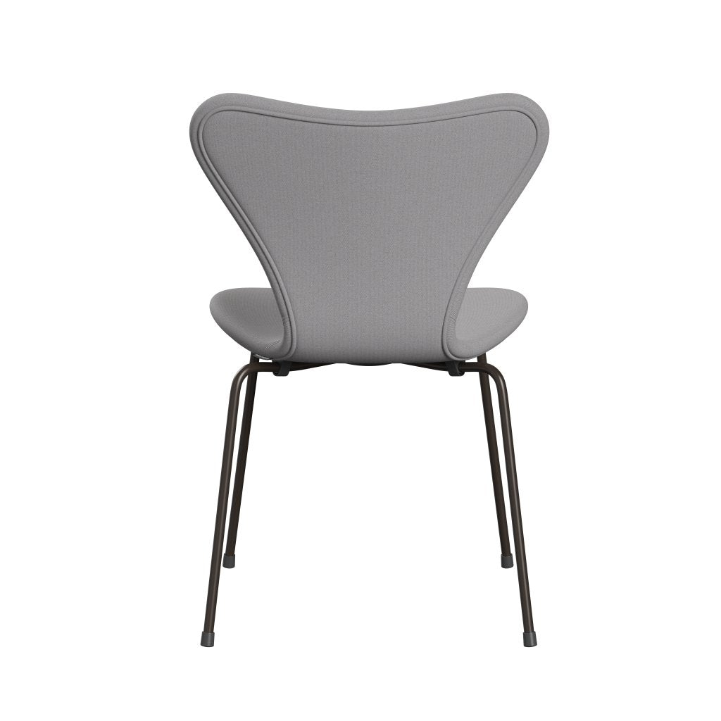 Fritz Hansen 3107 Stol Fuldpolstret, Brown Bronze/Remix Grey/Green