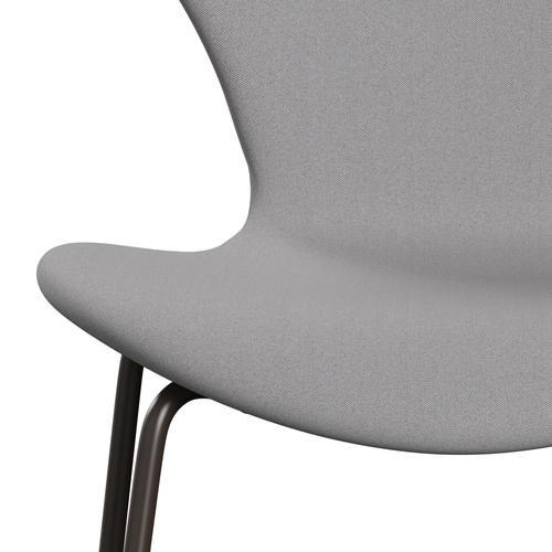 Fritz Hansen 3107 Stol Fuldpolstret, Brown Bronze/Remix Grey/Green