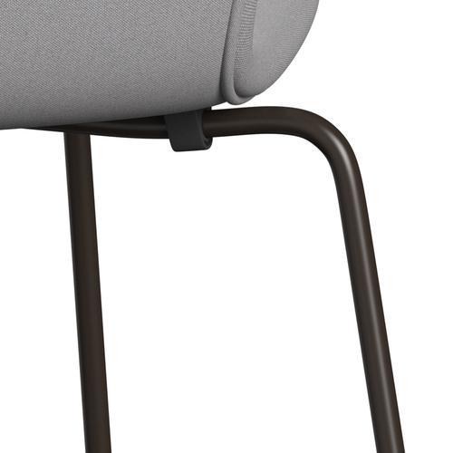 Fritz Hansen 3107 Stol Fuldpolstret, Brown Bronze/Remix Grey/Green