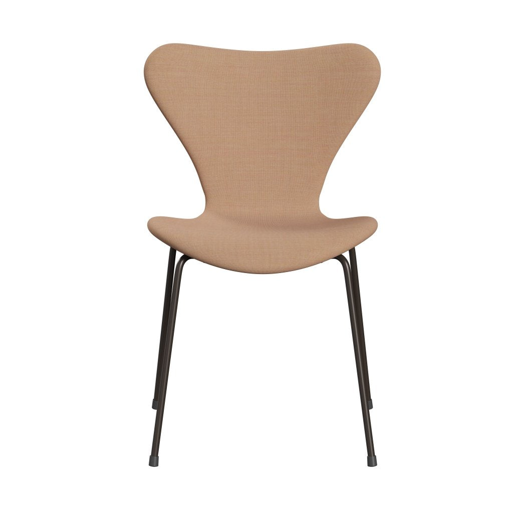 Fritz Hansen 3107 Stol Fuldpolstret, Brown Bronze/Remix Light Brown