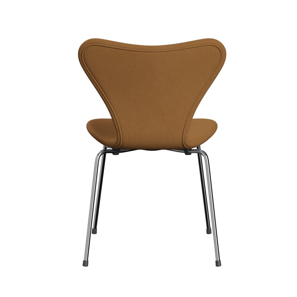 Fritz Hansen 3107 Stol Fuldpolstret, Forkromet Stål/Comfort Beige (C09084)