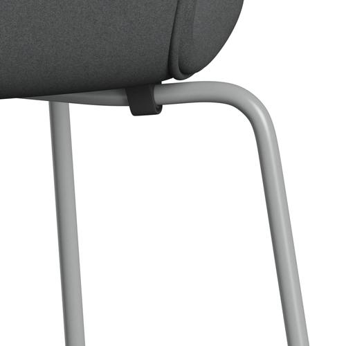 Fritz Hansen 3107 Stol Fuldpolstret, Nine Grey/Divina Mørkegrå