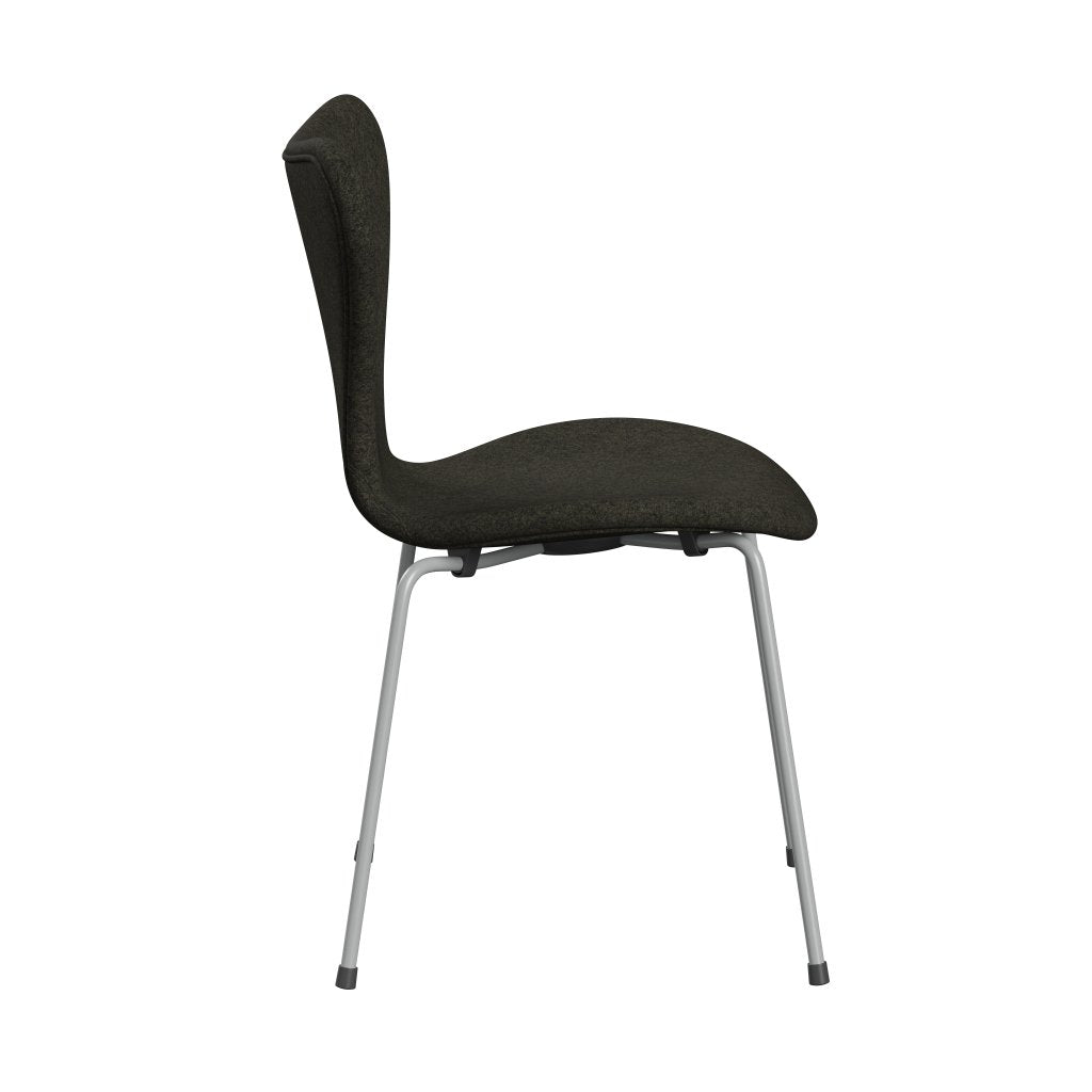 Fritz Hansen 3107 Stol Fuldpolstret, Nine Grey/Divina Melange Gråbrun