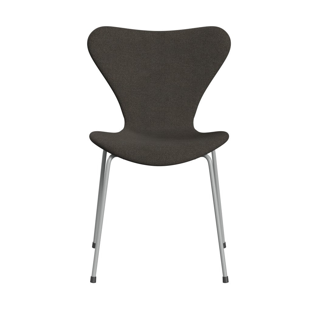 Fritz Hansen 3107 Stol Fuldpolstret, Nine Grey/Hallingdal Light Charcoal