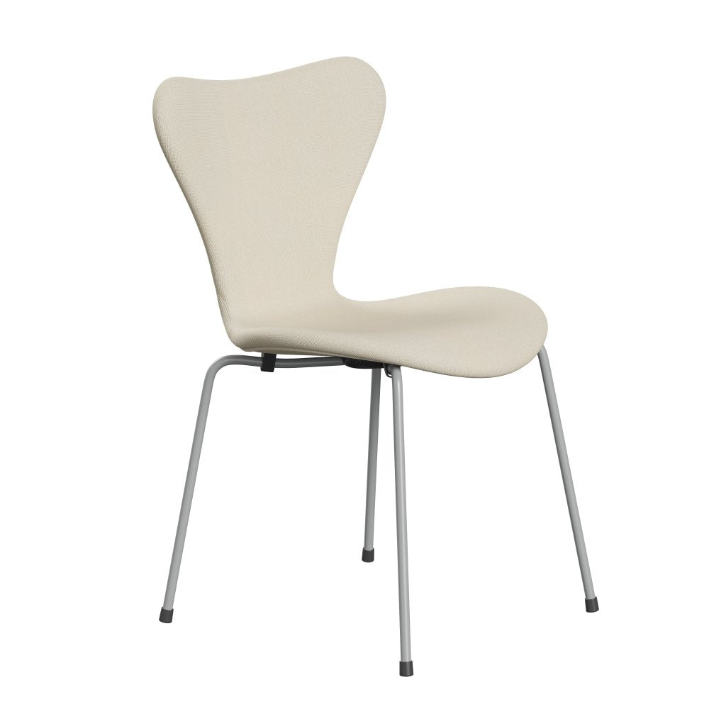 Fritz Hansen 3107 Stol Fuldpolstret, Nine Grey/Hallingdal Off White